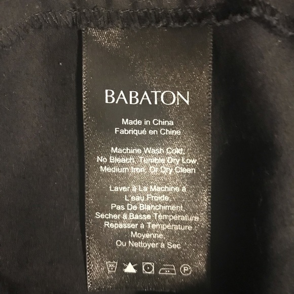 Cute Black Off Shoulder Babaton Top - Size Large - Picture 7 of 7